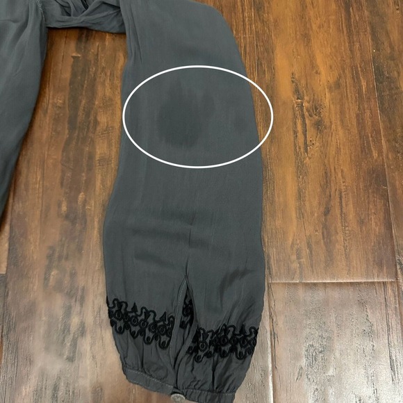 JOHNNY WAS BIYA L/S Tasseled Embroidered Gray Tunic #A3492 *FLAWED* - Picture 10 of 14